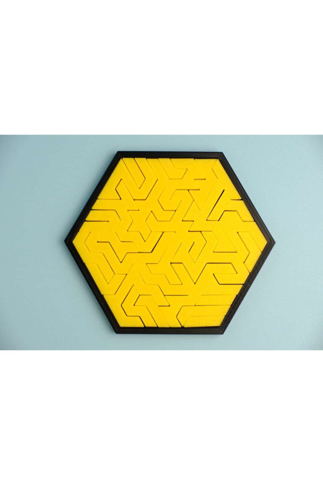 Altıgen Geometrik Tepsi Bulmacası, Zorlu ve Eğlenceli Puzzle Keyfi